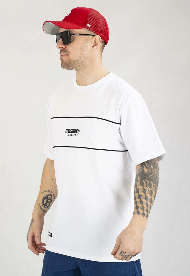 T-shirt Mass Classic Cut biały