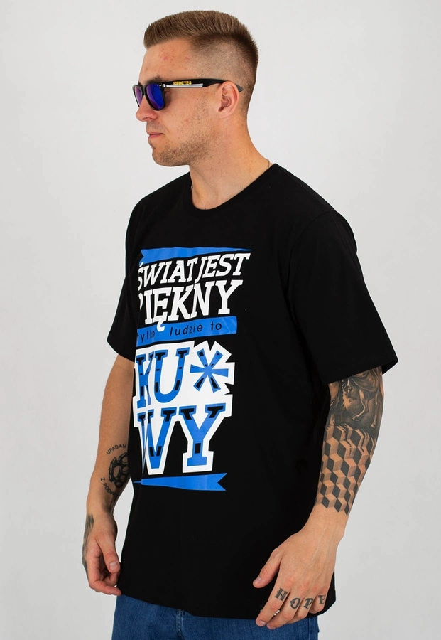 T-shirt Chada Świat czarny
