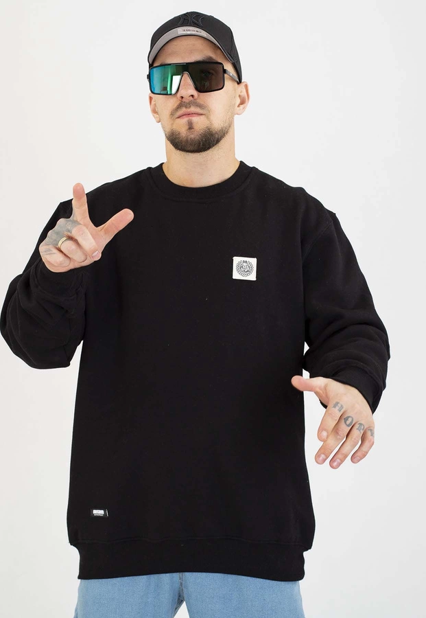 Bluza Mass Bez Kaptura Patch czarna