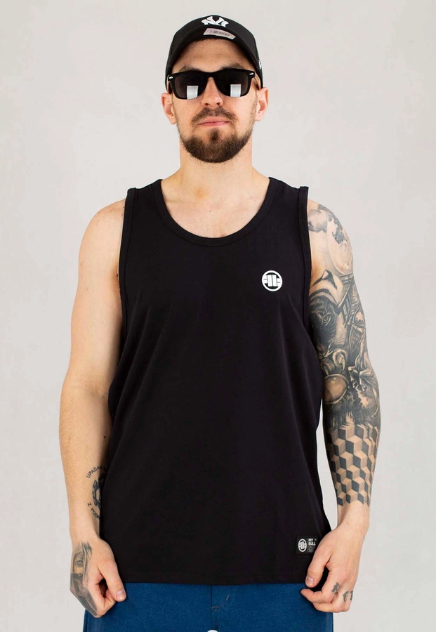 Tank Pit Bull Slim Fit Small Logo czarny