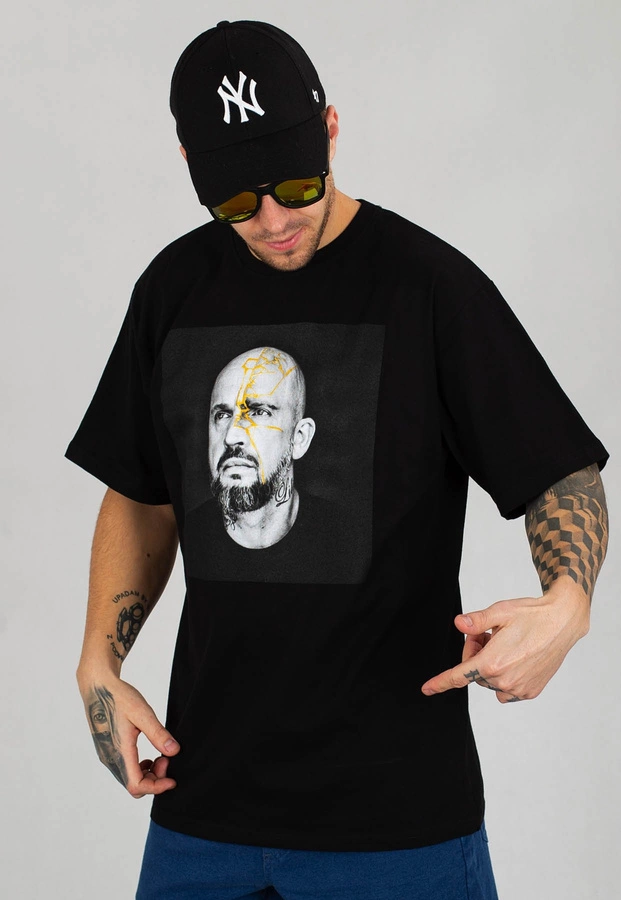 T-shirt RPS Rysiu Peja Solufka Black Album czarny