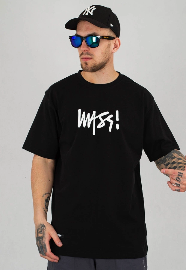 T-shirt Mass Signature Medium Logo czarny