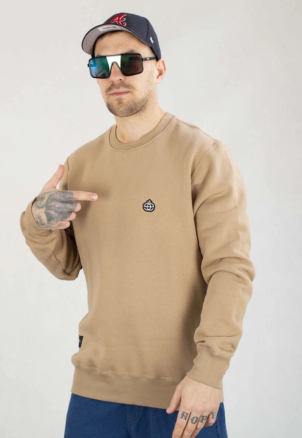 Bluza Elade Bez Kaptura Icon Mini Logo beżowa