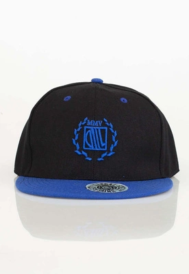 Czapka Snapback Diil Laur czarno niebieska