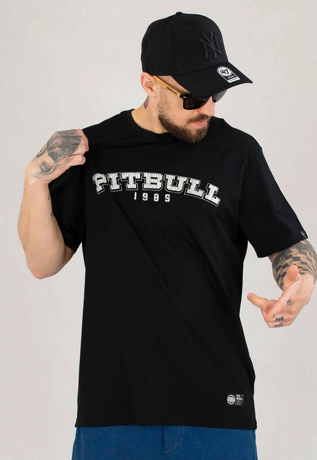 T-shirt Pit Bull Born In 1989 czarny