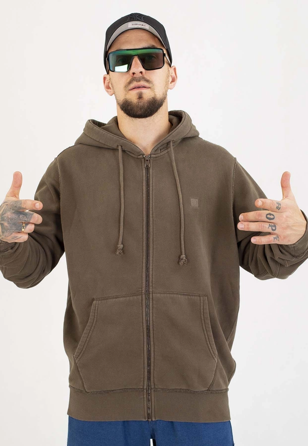 Bluza Pit Bull Z Kapturem ZIP Hackett major olive