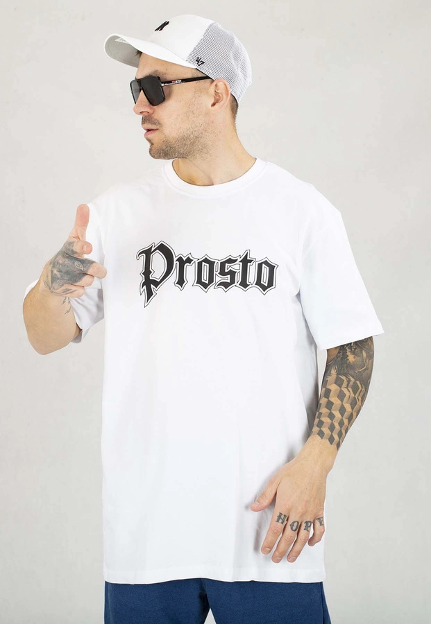 T-shirt Prosto Traz biały