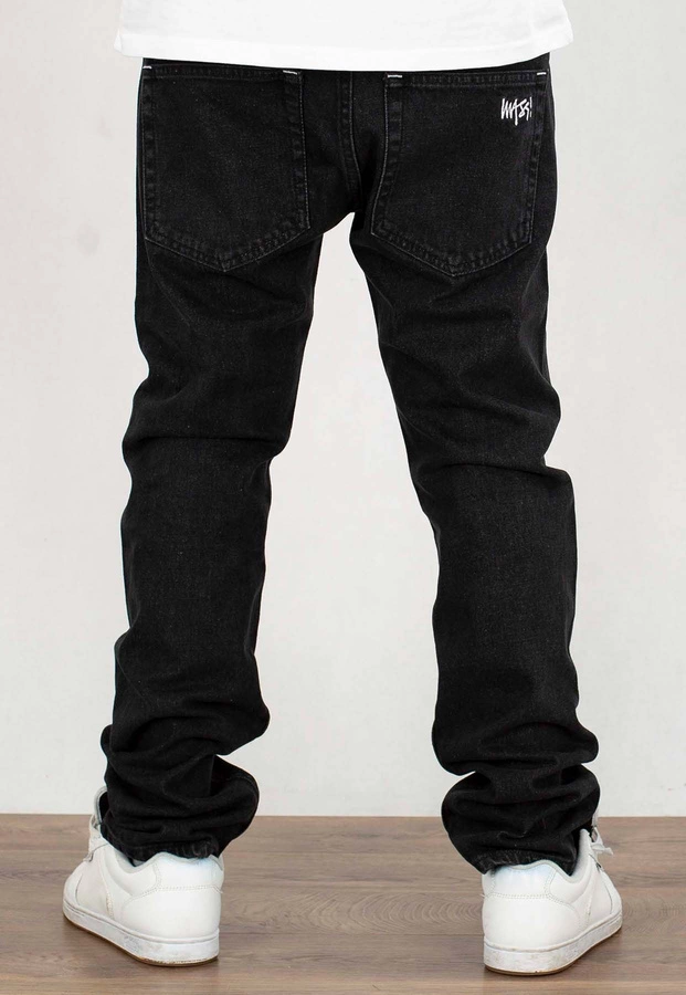 Spodnie Mass Tapered Fit Signature 2.0 light black washed