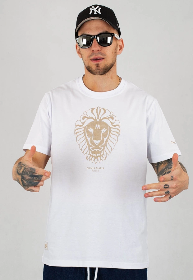 T-shirt Ganja Mafia Kalion Stripe biały