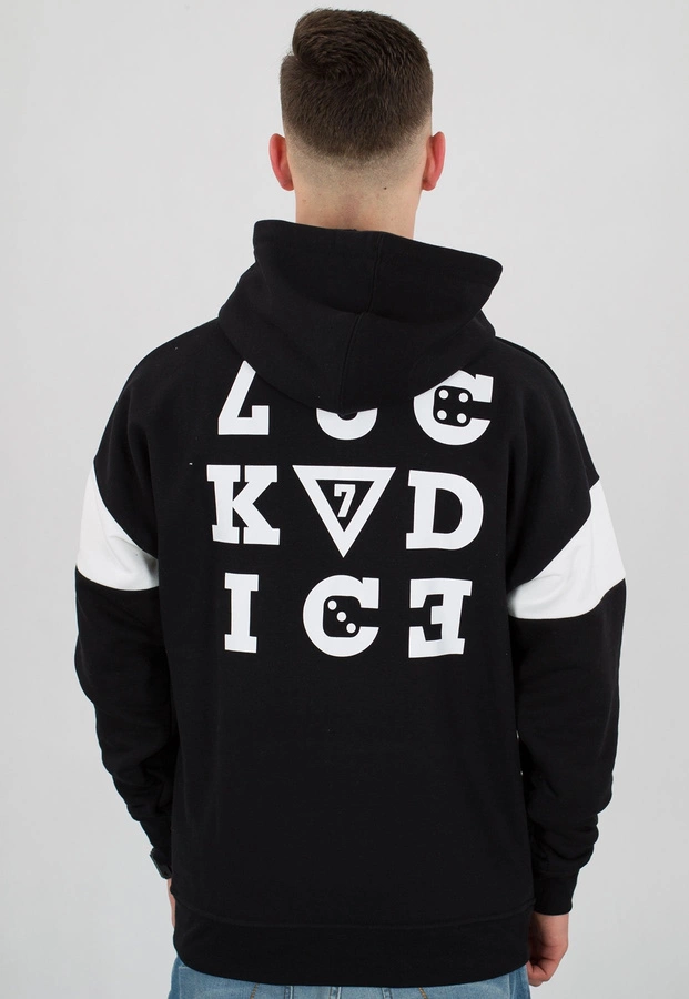 Bluza Lucky Dice Nine Letters czarno biała