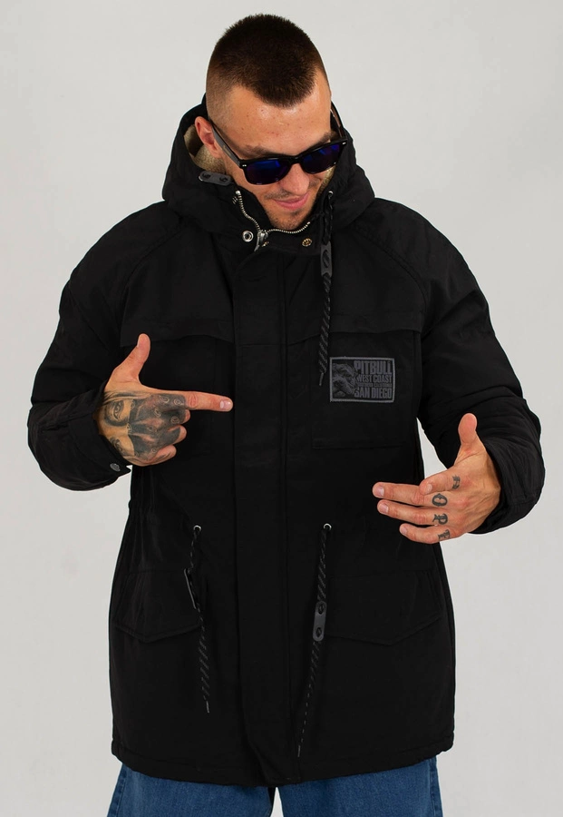 Kurtka Pit Bull Zimowa Parka Gunner czarna