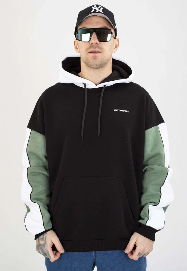 Bluza Patriotic Z Kapturem Solid Punch czarna