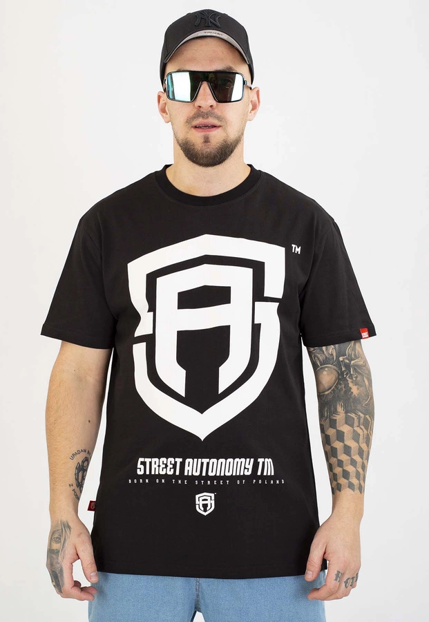 T-shirt Street Autonomy Classic czarno biały