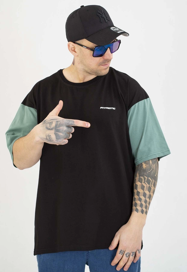 T-shirt Patriotic Baggy Solid Punch czarny