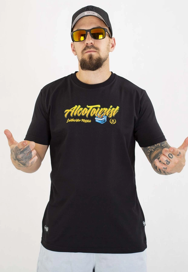 T-shirt Środowisko Miejskie Alcotourist czarny