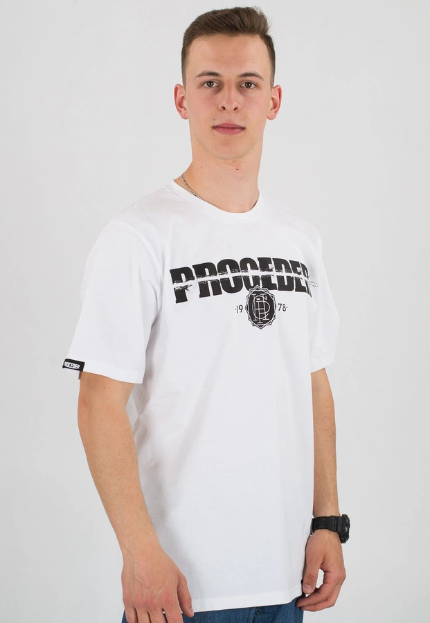 T-shirt Chada Bullet biały