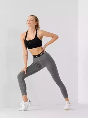 Legginsy 4F SPDF351 szare