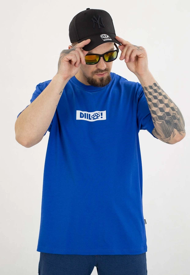 T-shirt Diil Kastet chabrowy