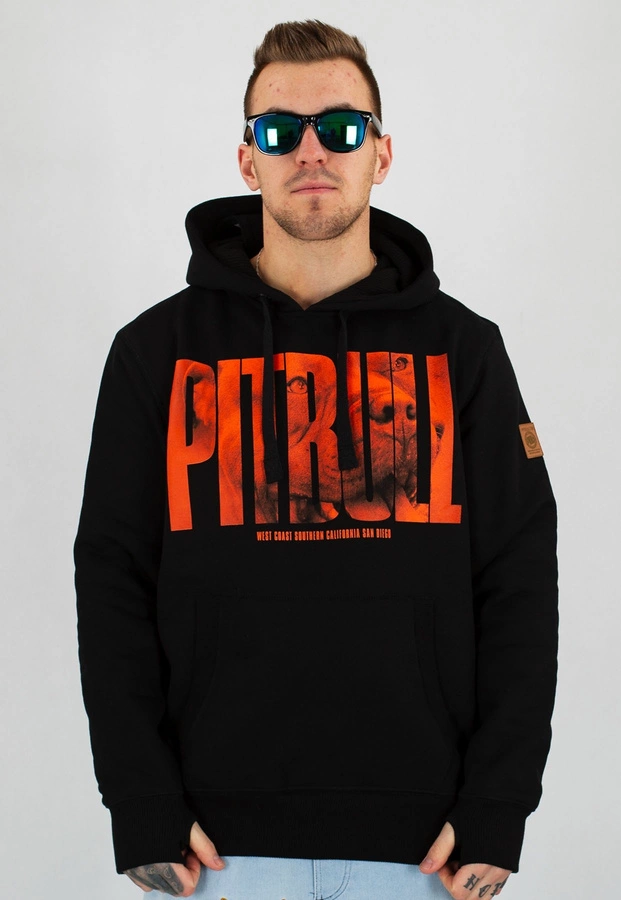 Bluza Pit Bull Orange Dog czarna