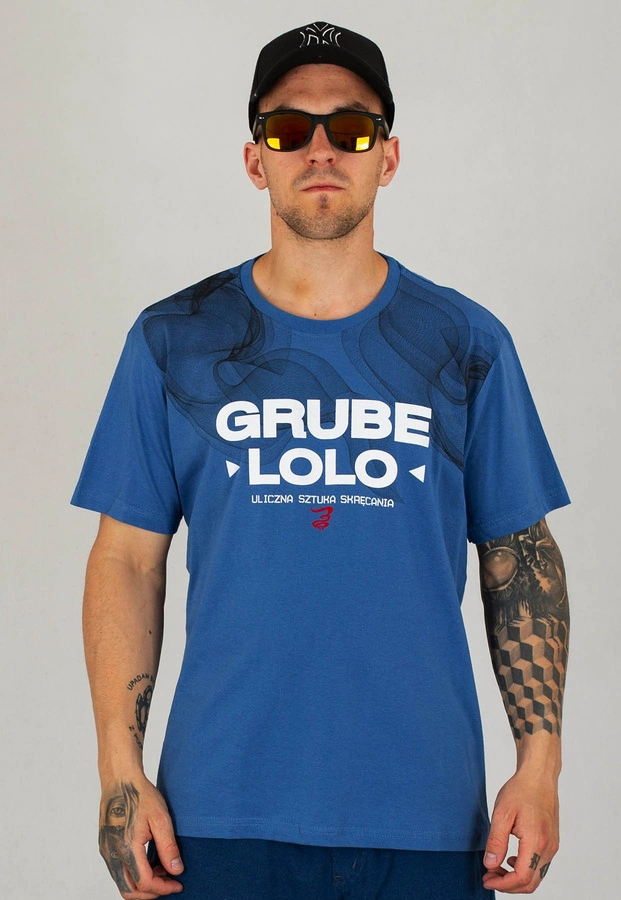 T-shirt Grube Lolo Stuffers T-64 ciemno niebieski