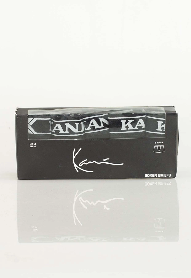 Bokserki Karl Kani Retro Tape 5-Pak 6050123 czarne