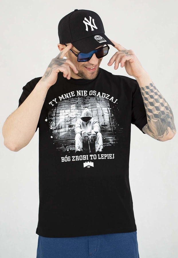 T-shirt Chada Proceder Ty Mnie Nie Osądzaj czarny