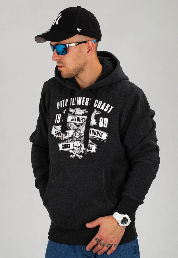 Bluza Pit Bull Oldschool Razor grafitowa