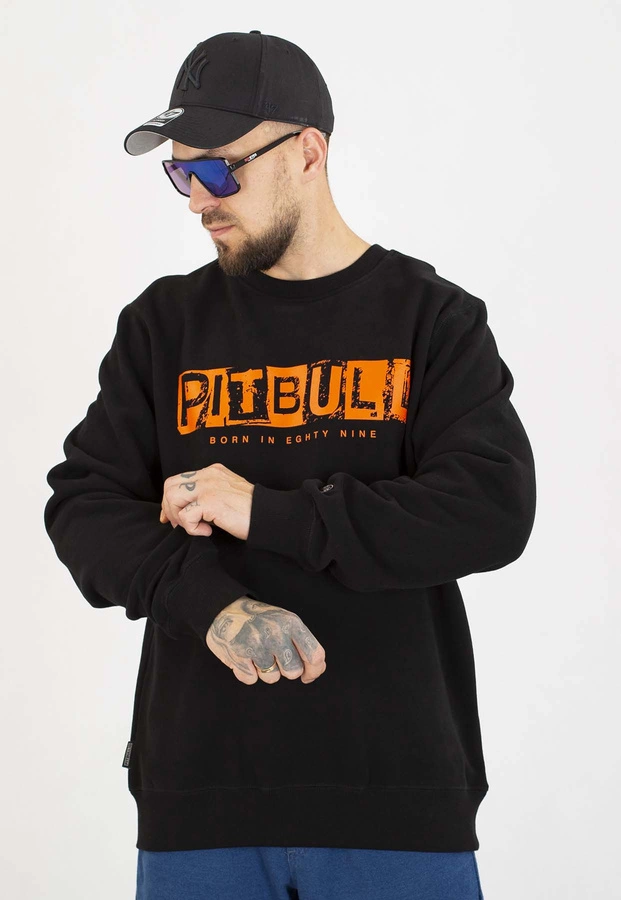 Bluza Pit Bull Bez Kaptura Blacky czarna