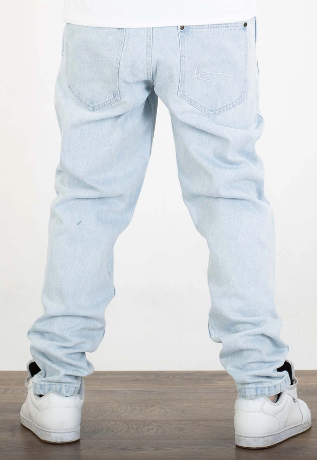 Spodnie Karl Kani Tapered Five Pocket Denim Small Signature 6000427 bleached blue
