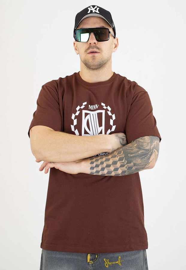 T-shirt Diil Laur brązowy