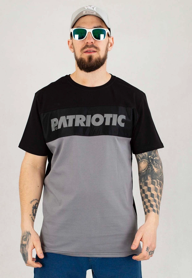 T-shirt Patriotic F-Mesh czarno szary