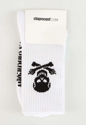 Skiety Stoprocent Skull białe