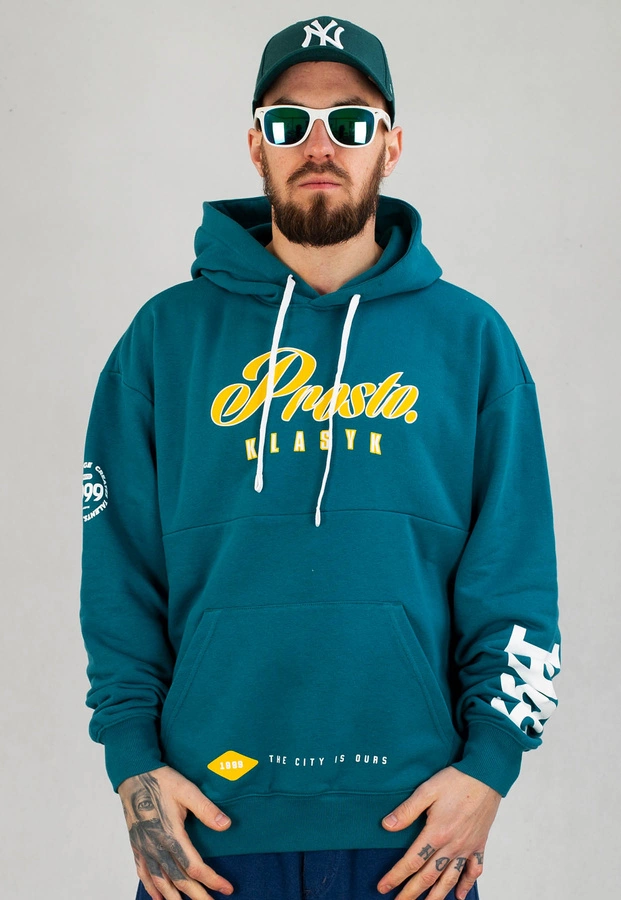 Bluza Prosto Hoodie Lotsof turkusowa