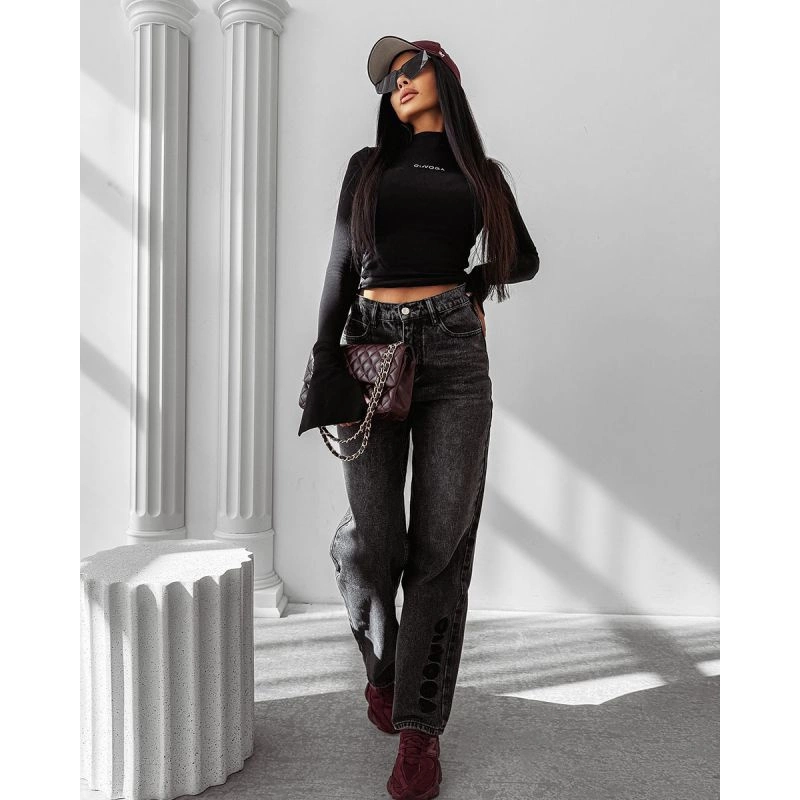 Bluza Olavoga Bez Kaptura Autumn Hug czarna
