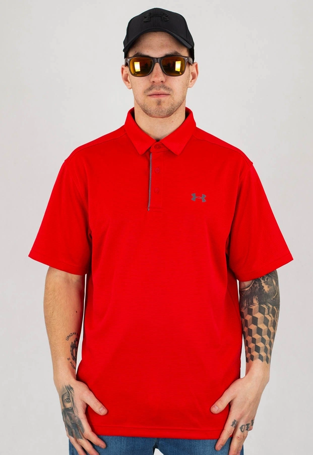 OUTLET T-shirt Polo Under Armour UAR 1290140600 Tech Polo czerwony