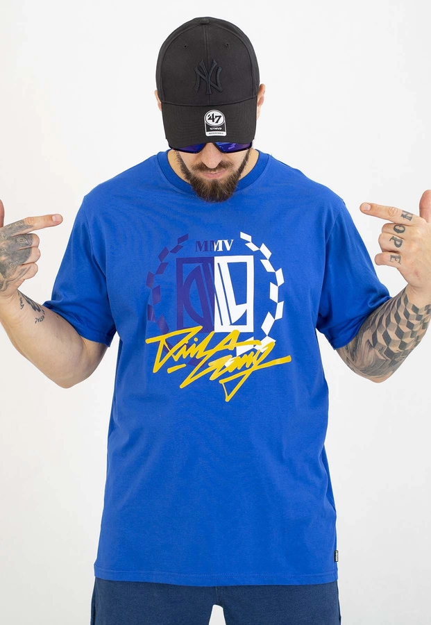 T-shirt Diil Laur Gang chabrowo pomarańczowy