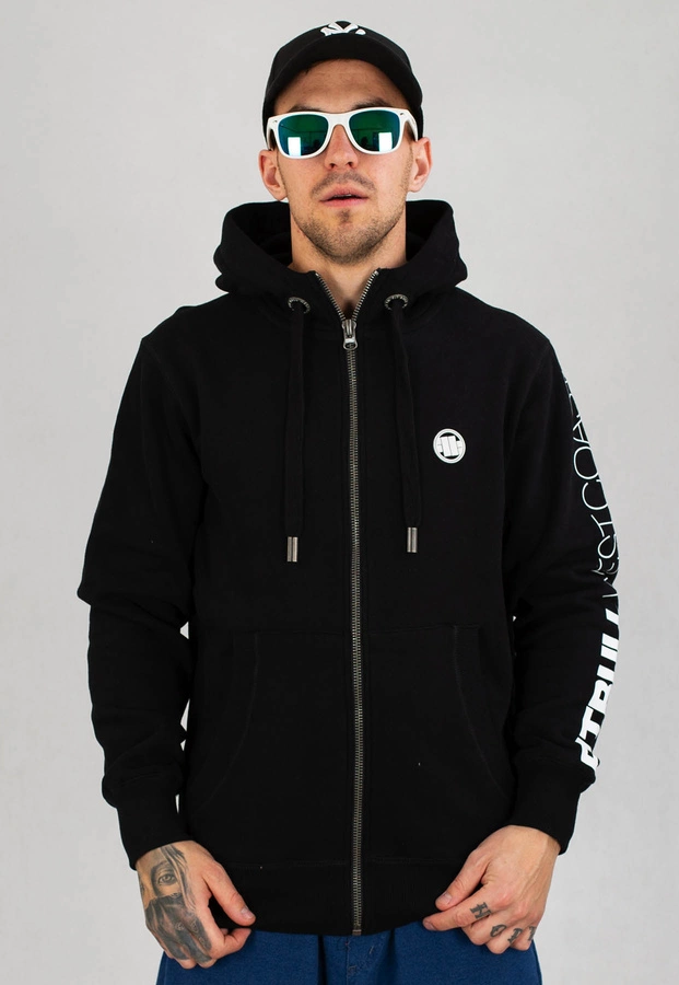 Bluza Pit Bull Zip Sleeve TNT czarna