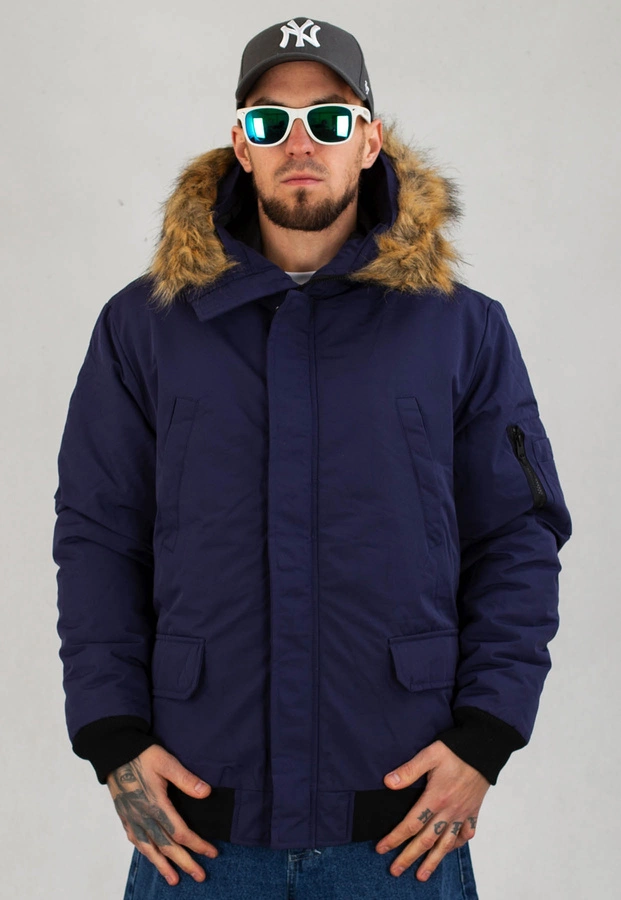 Kurtka Niemaloga Fur Bomber granatowa