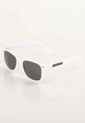Okulary Jigga Wear Name Wayfarer White Black Mirror