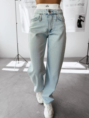 Spodnie Olavoga Viery jasne niebieskie