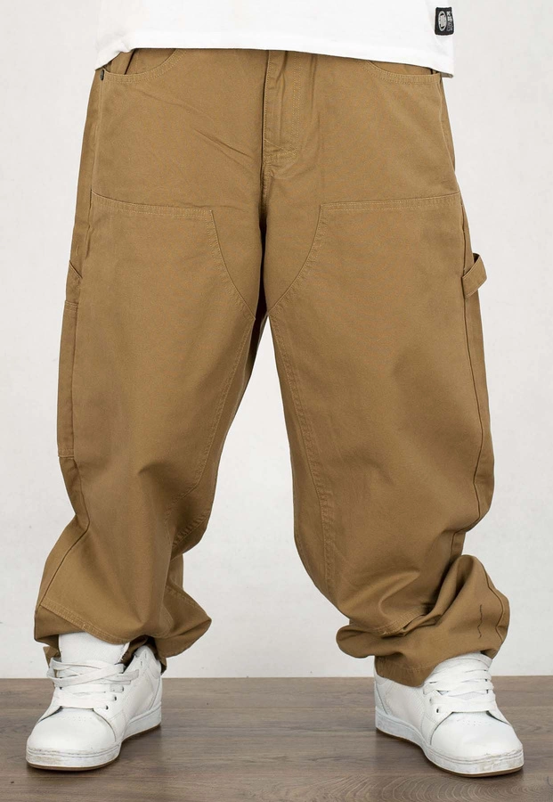 Spodnie Mass Pants Extra Baggy Fit Worker beżowe