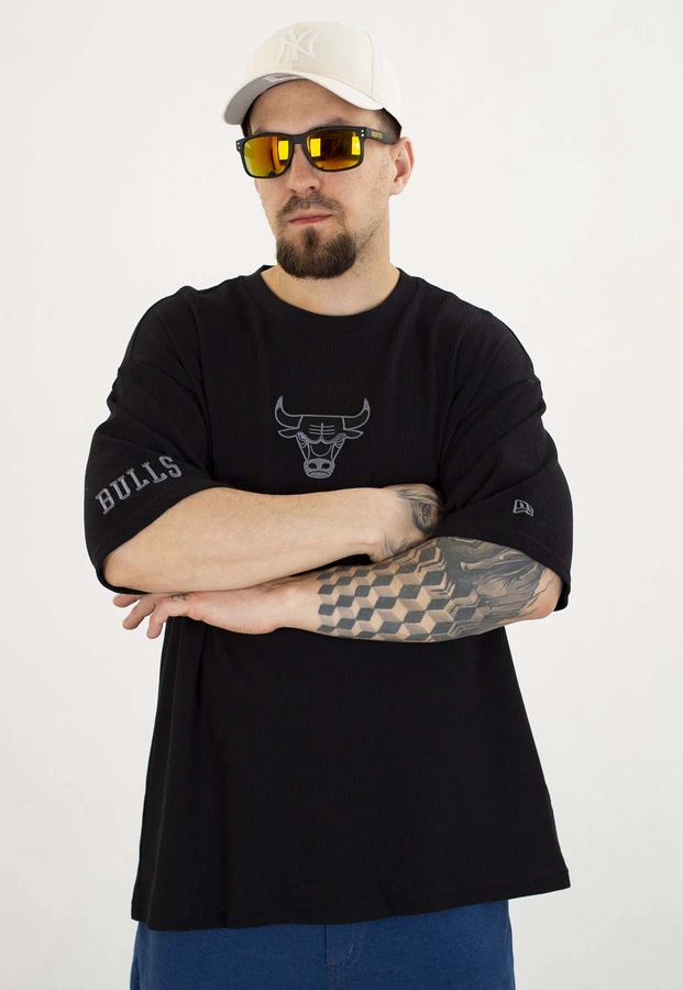 T-shirt New Era NBA Waffle Of Bulls 60667872 czarny