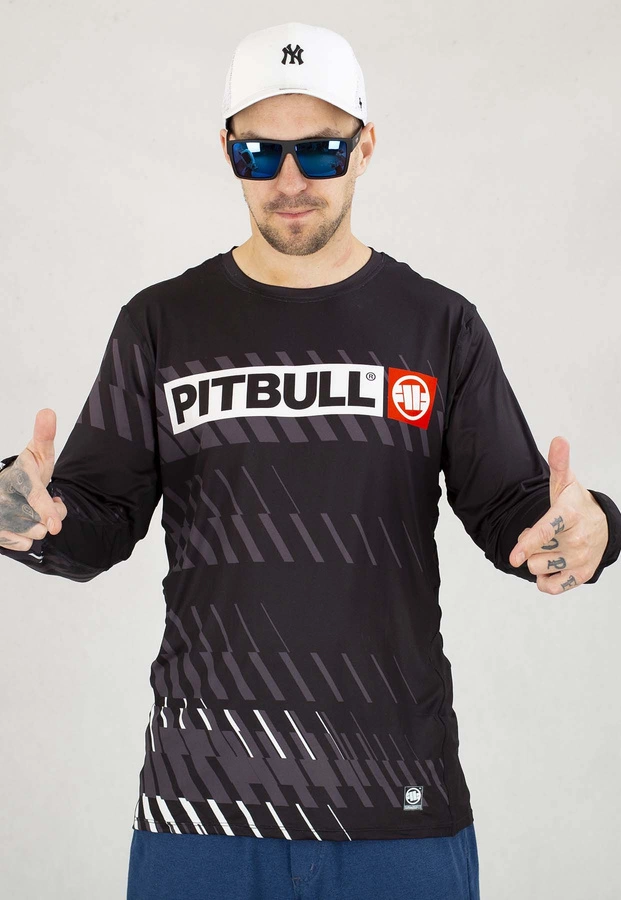 Longsleeve Pit Bull Sportowy Mesh Performance Pro Plus Street Dog czarny