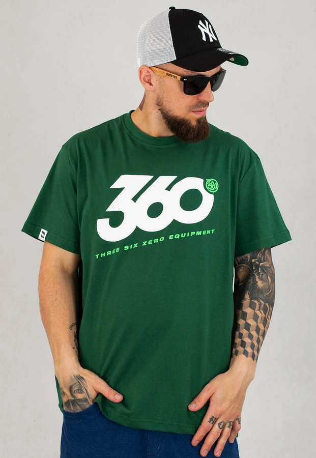 T-shirt 360CLTH Movement zielony