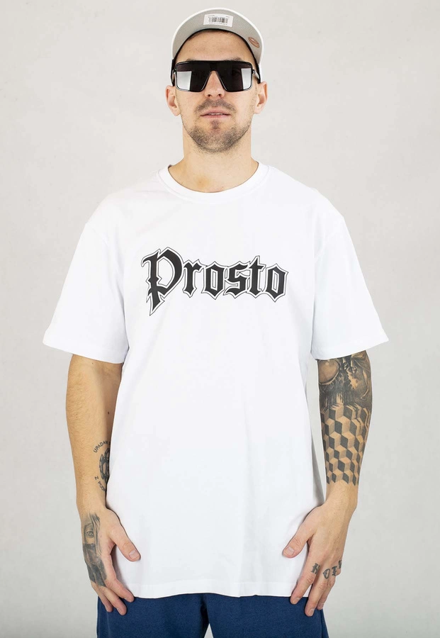 T-shirt Prosto Traz biały