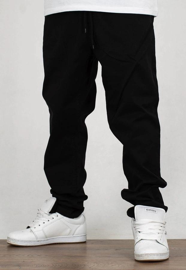 Spodnie SSG Stretch Straight Fit czarny jeans