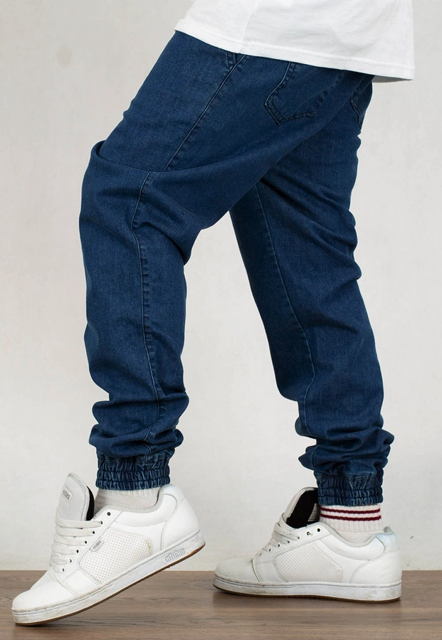 Spodnie Dudek P56 Jogger Jeans AMH niebieskie