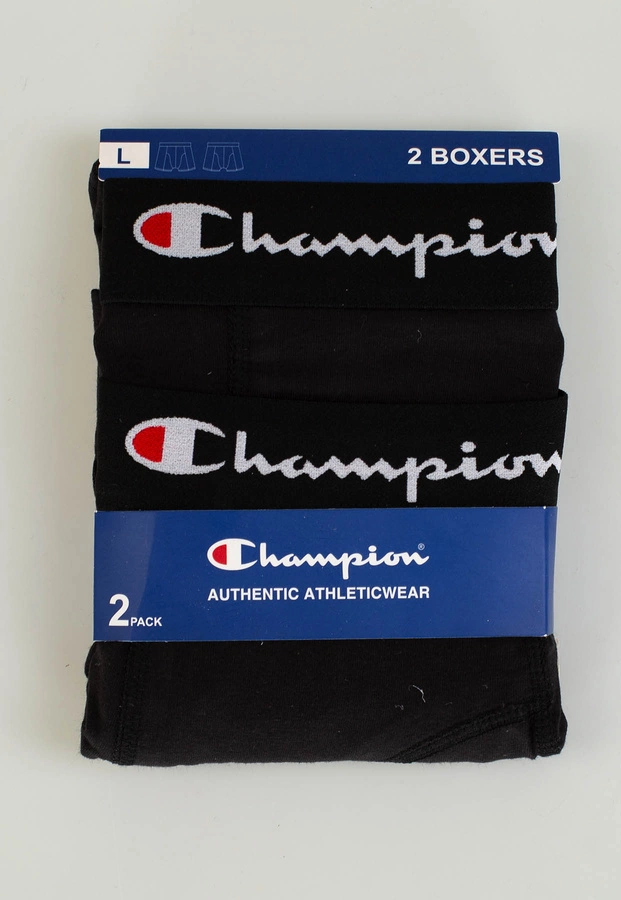 Bokserki Champion 2Pack U20002 czarne 