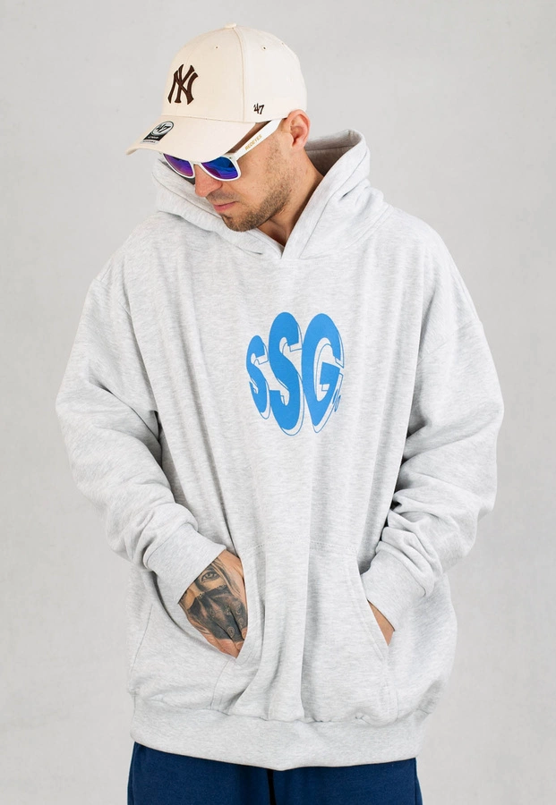 Bluza SSG Baggy Ball szara bielona