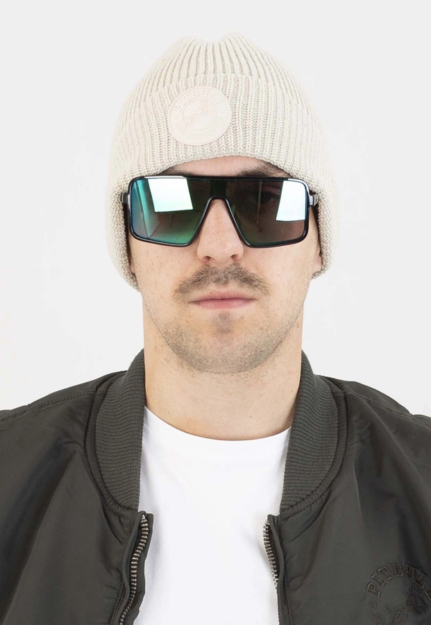 Czapka Zimowa Pit Bull San Diego CA white stone